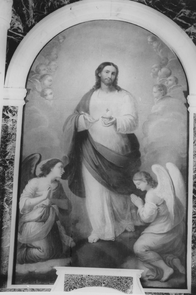 Sacro Cuore di Gesù (dipinto) - ambito Italia meridionale (sec. XIX)