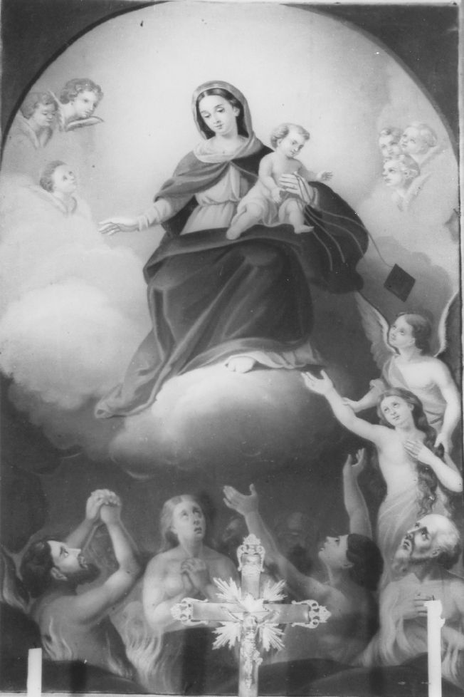 Madonna del Carmelo (dipinto) - ambito Italia meridionale (sec. XIX)