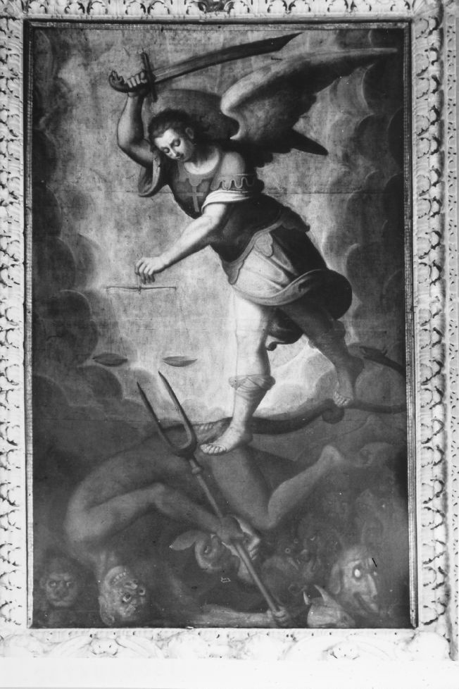 San Michele Arcangelo (dipinto, opera isolata) - ambito pugliese (sec. XVII)