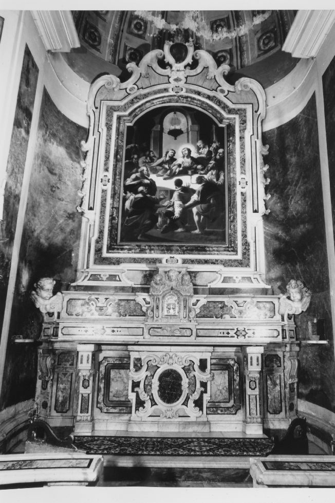 altare maggiore, opera isolata di Bastelli Giuseppe (sec. XVIII)
