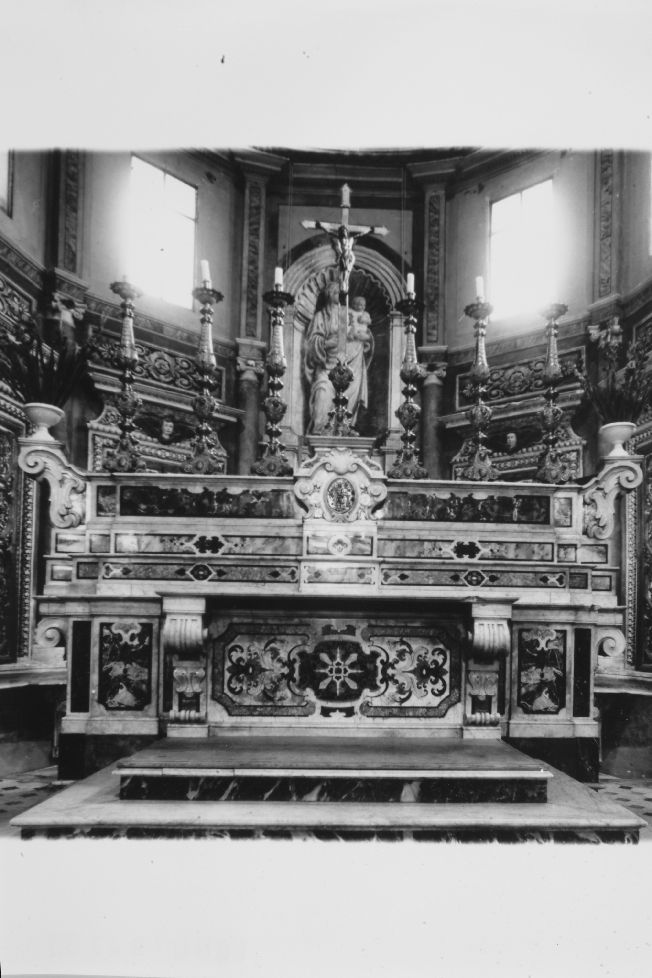 altare maggiore, opera isolata - ambito napoletano (sec. XVIII)