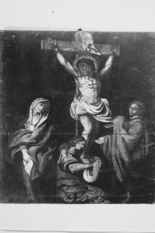 compianto sul Cristo morto (dipinto, opera isolata) - ambito Italia meridionale (inizio sec. XVIII)