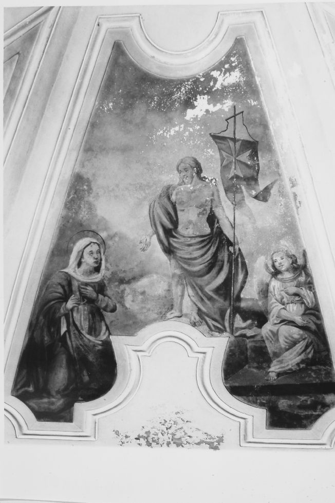 apparizione di Cristo risorto alla Madonna (dipinto, elemento d'insieme) di Colletta (sec. XX)