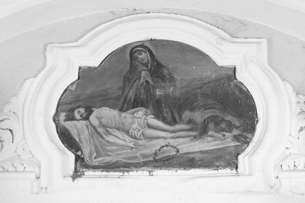 compianto sul Cristo morto (dipinto, opera isolata) - ambito leccese (sec. XVIII)