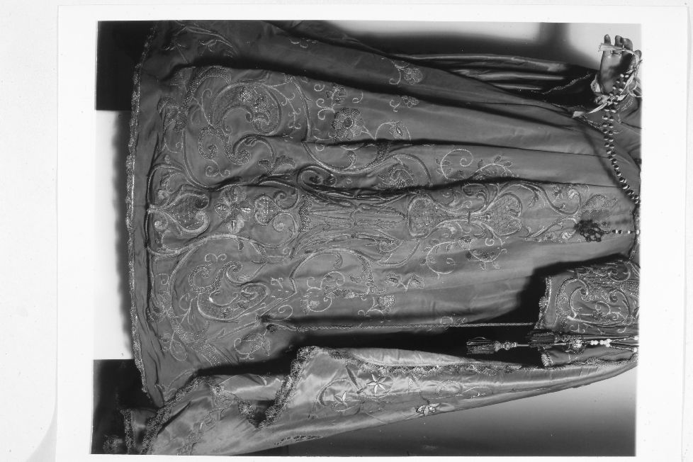 veste da statua, elemento d'insieme - manifattura Italia meridionale (ultimo quarto sec. XIX)