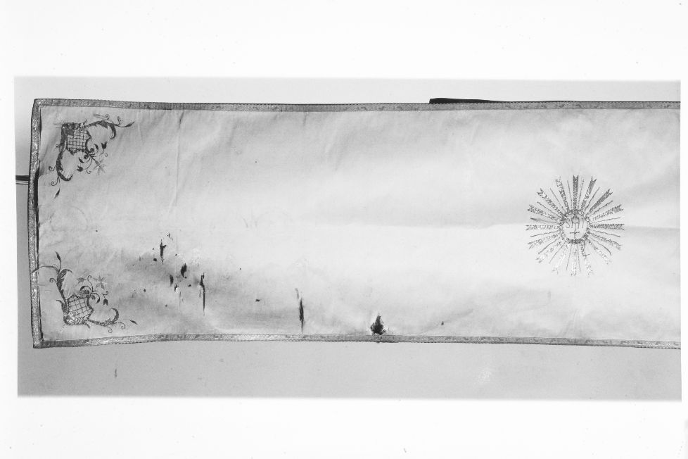 velo omerale, elemento d'insieme - manifattura Italia meridionale (secc. XIX/ XX)