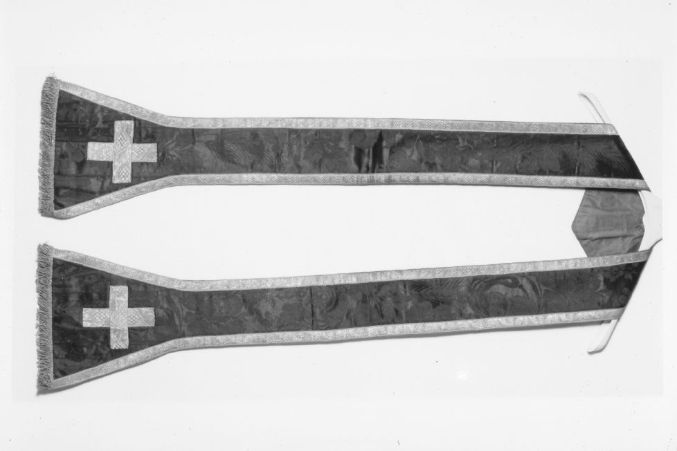 stola, elemento d'insieme - manifattura italiana (sec. XIX)