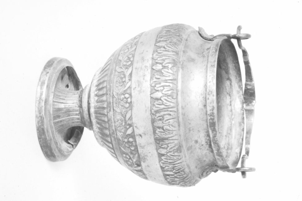 secchiello per l'acqua benedetta, opera isolata di De Rosa (attribuito) (prima metà sec. XIX)