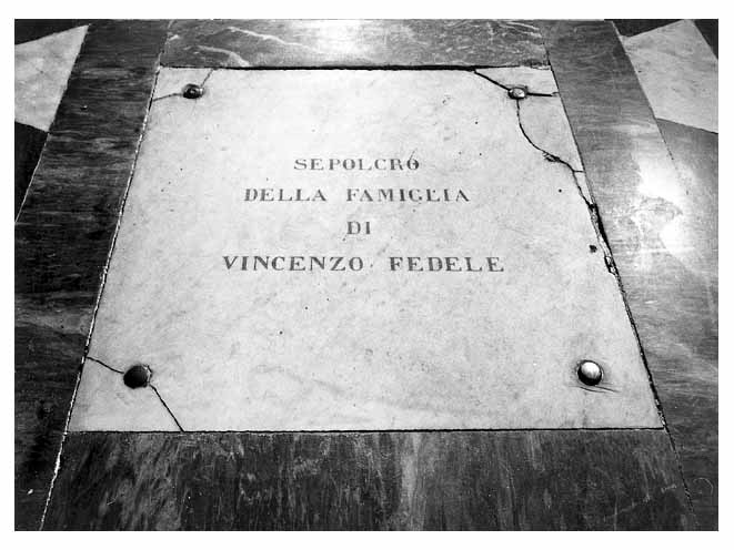 lastra tombale - ambito pugliese (sec. XIX)