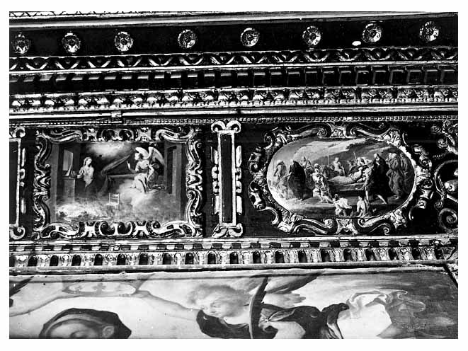 Annunciazione (dipinto) di Coppola Giovanni Andrea (secondo quarto sec. XVII)