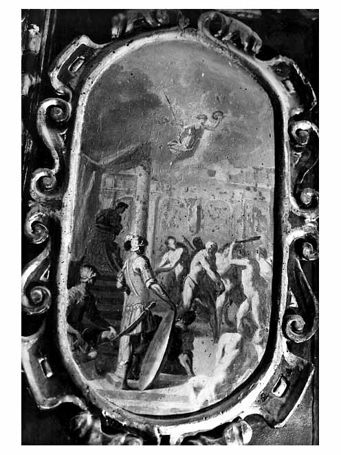flagellazione di Sant'Andrea (dipinto) di Coppola Giovanni Andrea (secondo quarto sec. XVII)