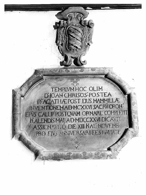 lapide - ambito pugliese (sec. XVIII)