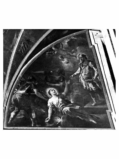 martirio di Sant'Agata (dipinto) di Malinconico Nicola (sec. XVIII)