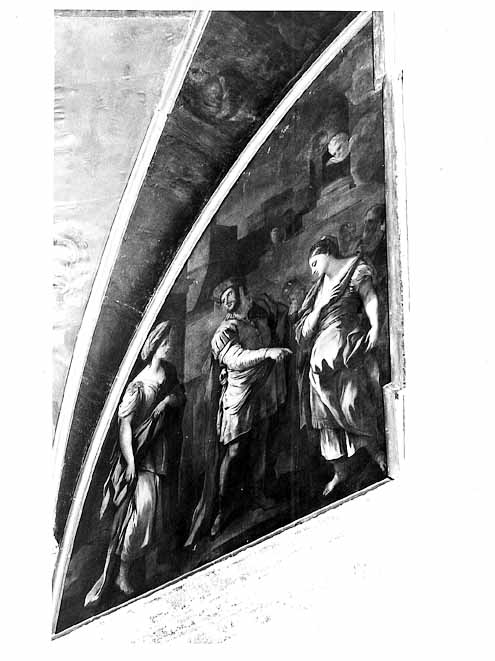 Il riconoscimento di sant'Agata (dipinto) di Malinconico Nicola (sec. XVIII)
