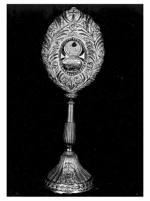 reliquiario - a ostensorio - manifattura napoletana (sec. XIX)