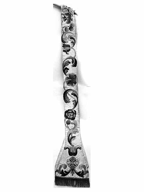 stola - manifattura napoletana (metà sec. XVIII)