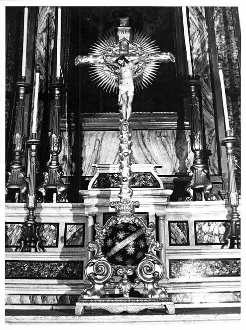 croce d'altare - ambito Italia meridionale (sec. XVIII)