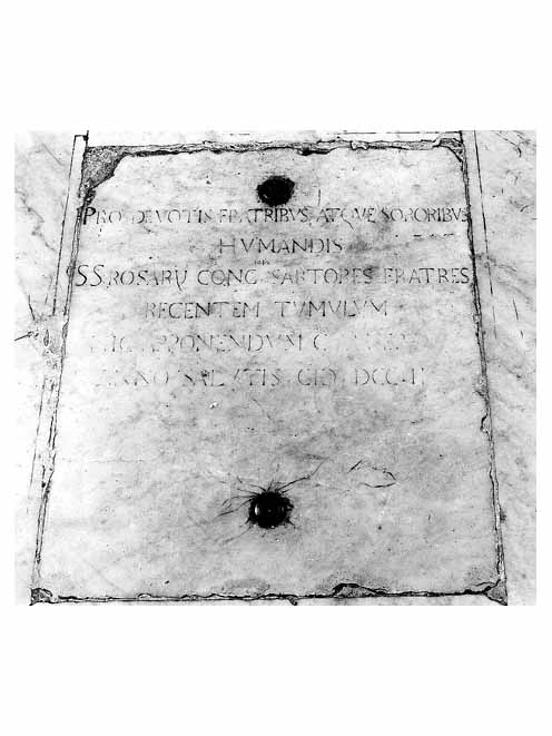 lastra tombale - ambito pugliese (sec. XVIII)