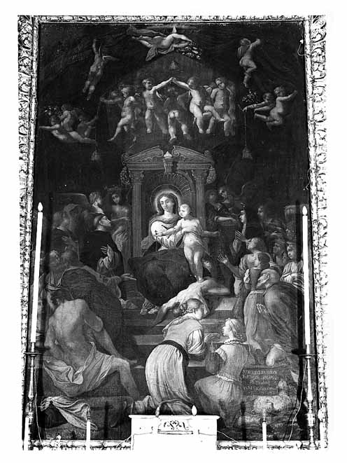 Madonna del Rosario (dipinto) - ambito salentino (sec. XVIII)