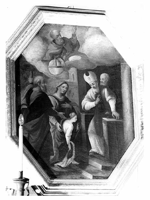 presentazione di Maria Vergine al tempio (dipinto) - ambito salentino (sec. XVIII)