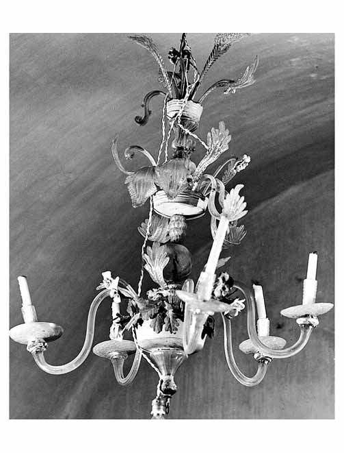 lampadario - a bracci - ambito veneto (fine sec. XVIII)