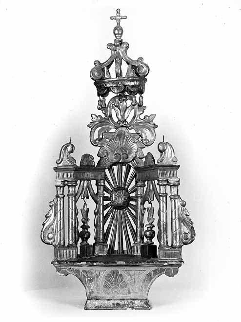 tronetto per esposizione eucaristica - ambito salentino (secc. XVIII/ XIX)