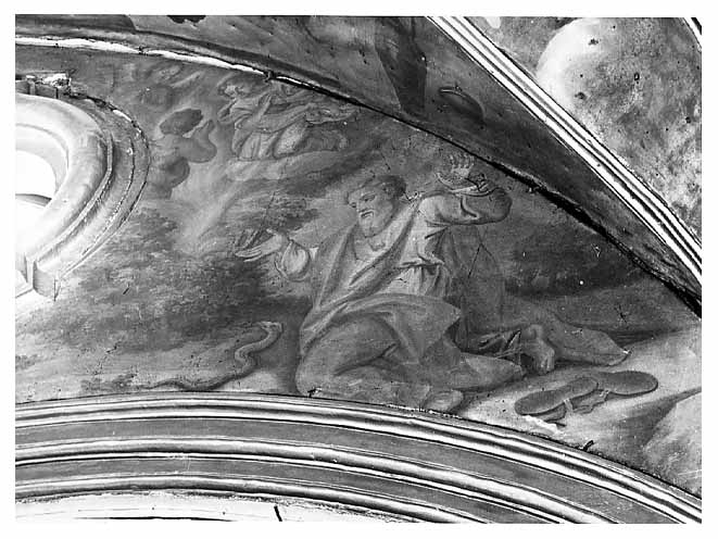 Mosè e il roveto ardente (dipinto) di Riccio Liborio (sec. XVIII)