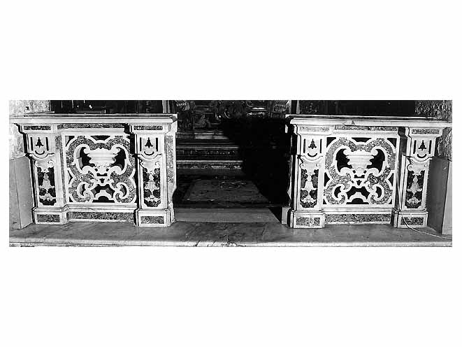 balaustrata - ambito pugliese (fine/inizio secc. XVII/ XVIII)