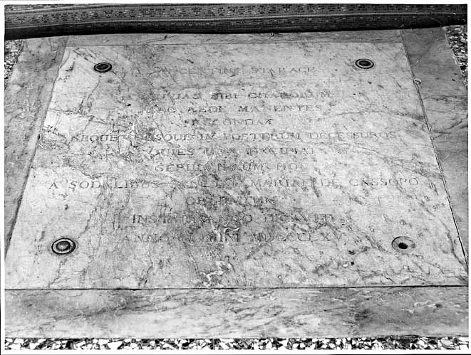 lastra tombale - ambito salentino (sec. XIX)