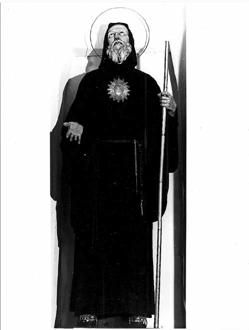 San Francesco di Paola (statua) - ambito salentino (fine/inizio secc. XVIII/ XIX)