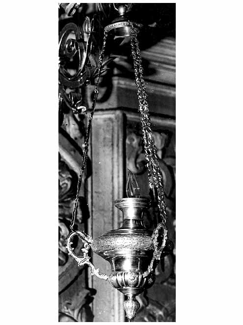 lampada pensile, serie - manifattura napoletana (seconda metà sec. XIX)