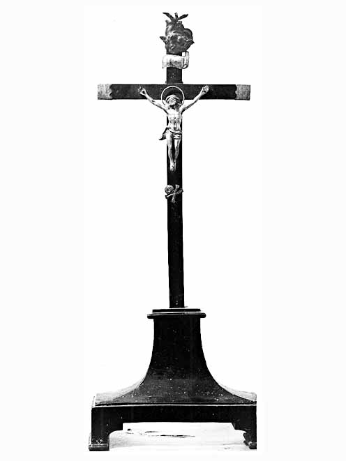 Cristo Crocifisso (crocifisso) di Capozzi Domenico (sec. XIX)
