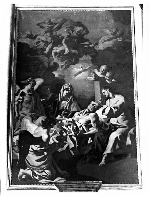 morte di San Giuseppe (dipinto) di Formosa Romualdo (sec. XVIII)