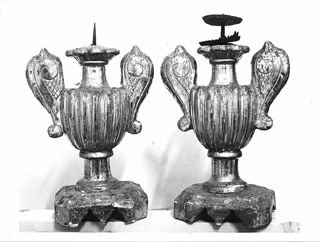 candelabro, serie - ambito salentino (primo quarto sec. XIX)