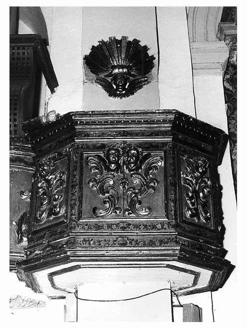 pulpito - ambito Italia meridionale (inizio sec. XVIII)