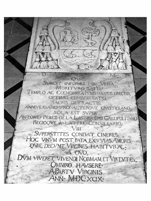 lastra tombale - ambito pugliese (sec. XVII)