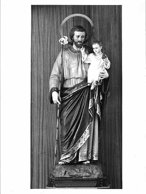 San Giuseppe e Gesù Bambino (statua) - ambito leccese (primo quarto sec. XX)