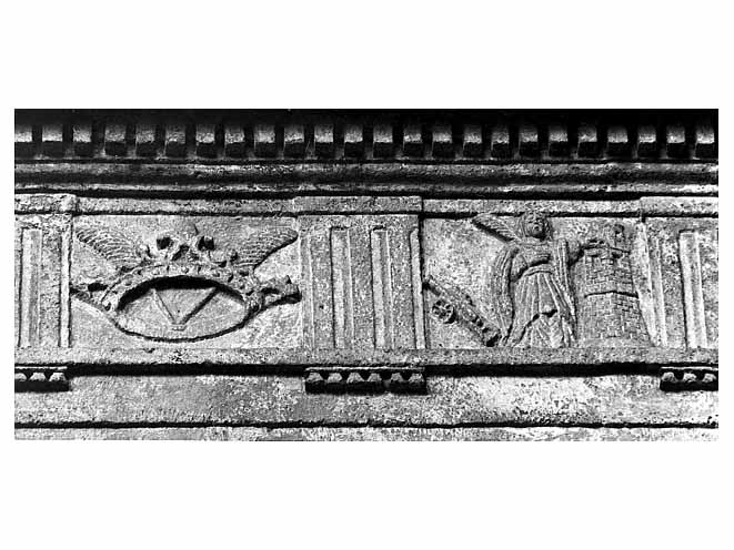 Sant'Irene (metopa, serie) - manifattura salentina (sec. XVIII)