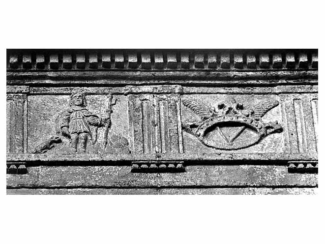 San Cristoforo (metopa, serie) - ambito salentino (sec. XVIII)