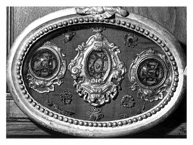 reliquiario a teca - manifattura Italia meridionale (seconda metà sec. XVIII)