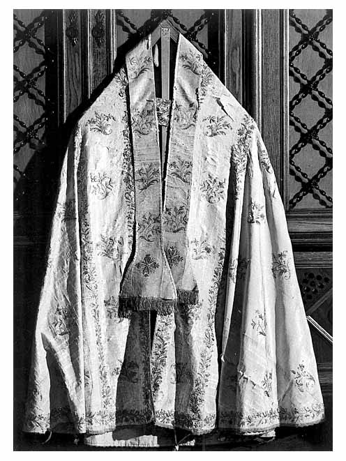 paramento liturgico - manifattura Italia meridionale (prima metà sec. XIX)