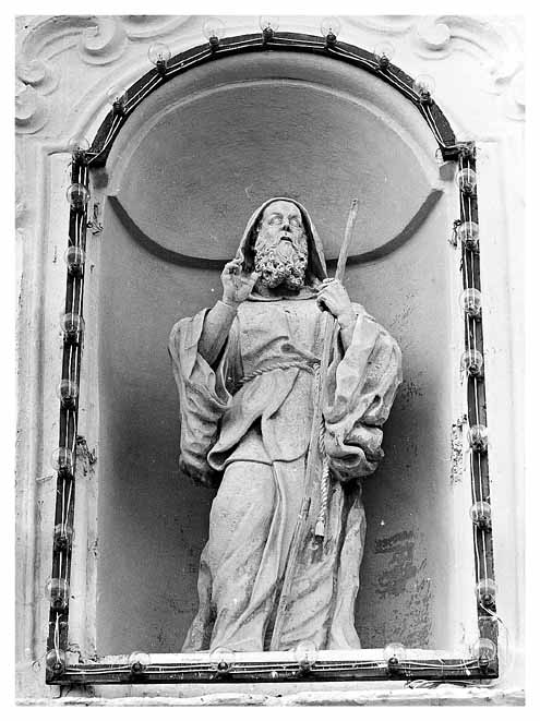 San Francesco di Paola (statua) - ambito salentino (seconda metà sec. XVIII)