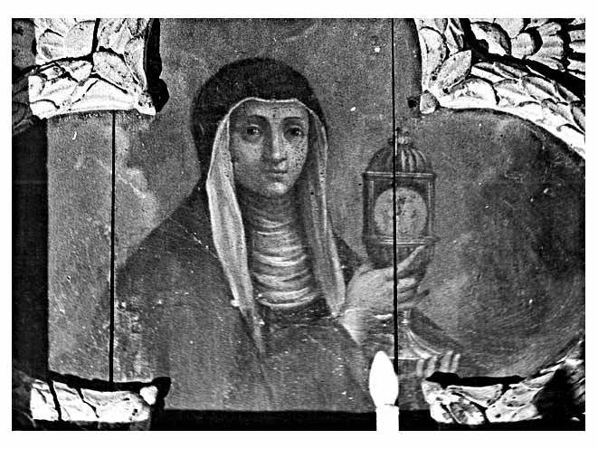 Santa Chiara (dipinto) - ambito Italia meridionale (fine/inizio secc. XVI/ XVII)