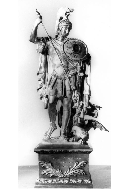 San Giorgio (reliquiario - a statua) - ambito Italia meridionale (sec. XIX)