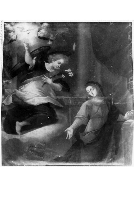 Annunciazione (dipinto) di Catalano Giovan Domenico (inizio sec. XVII)