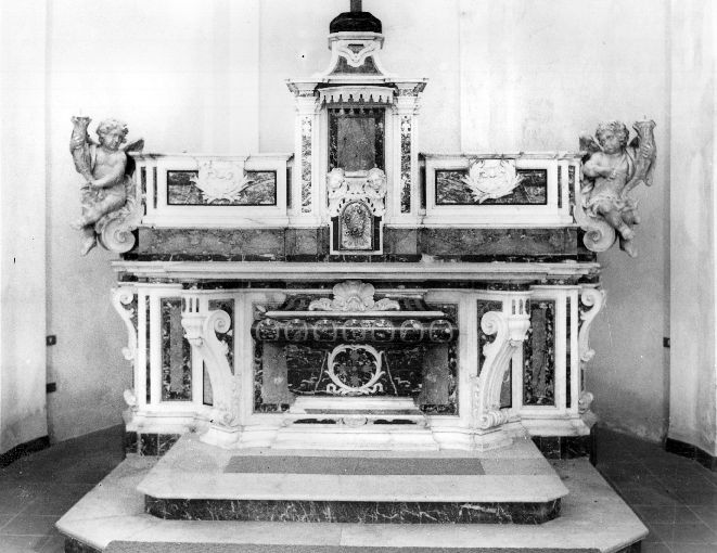 altare maggiore - manifattura napoletana (seconda metà sec. XVIII)