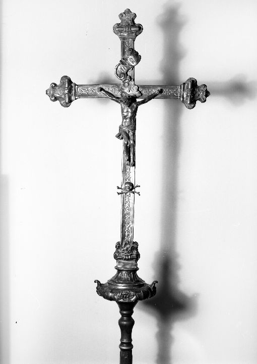 croce processionale - manifattura napoletana (sec. XVIII)