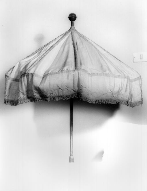 ombrellino processionale - manifattura salentina (inizio sec. XX)