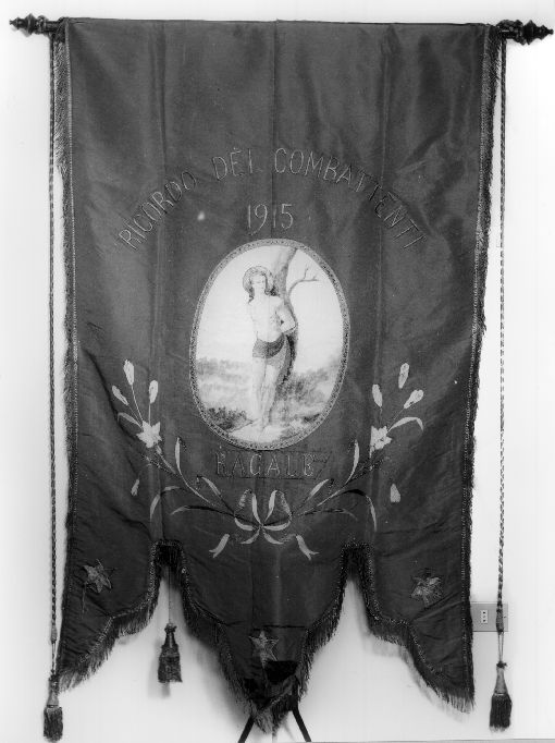 San Sebastiano (stendardo) - manifattura salentina (sec. XX)