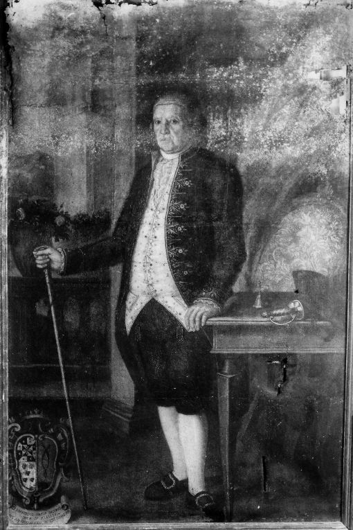 duca Francesco Paolo Basurto di Alliste, busto ritratto d'uomo (dipinto) - ambito Italia meridionale (fine sec. XVIII)